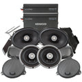 Kenwood Excelon P-HD3FR Audio Package for Select 2014-Up Harley-Davidson Models - (2) XM160-2 Audio Amplifier, (2) 6.5" Excelon XM65F & (2) 6"x9" XM69R Motorcycle Speakers, CA-CUT14 Saddlebag Kit