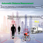 Backup AI Camera for Trucks,VAS Wire Reversing AI Camera System 7-inch 1080P HD Monitor 3 Video 2 Audio Inputs with Automatic Pedestrian&Vehicle Detection,Adjustable Reverse Guidelines