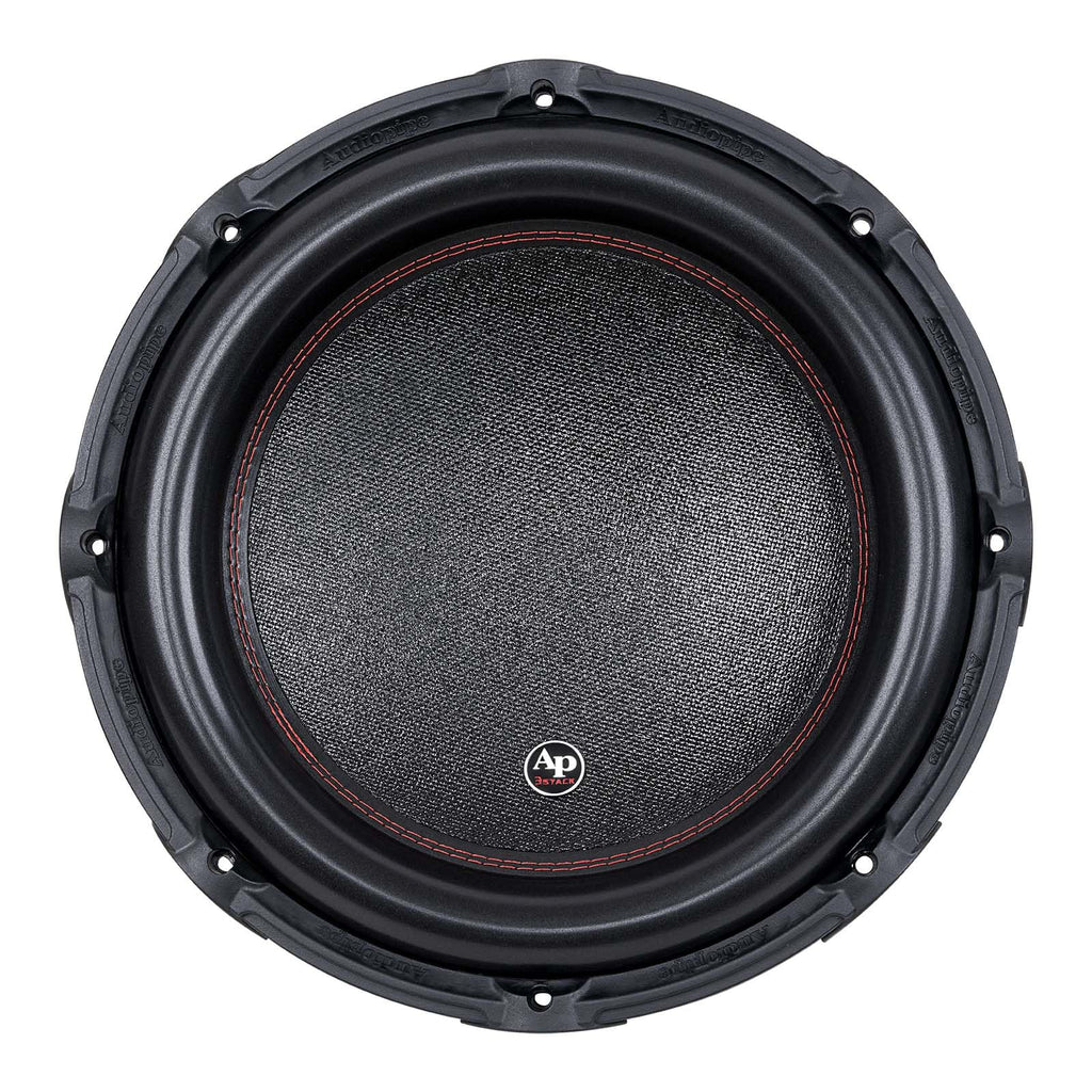 Audiopipe 15" Triple Stack Composite Cone Subwoofer (TXX-BDC3-15), Superior Performance, 2400W Max Power, 3.3" BASV Dual Voice Coil, Aluminum Basket, Multi-Connect Terminals, Dual 4 Ohms