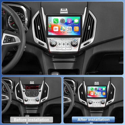 10.1'' Rotatable Double Din Car Stereo for GMC Terrain 2010 2011 2012-2017