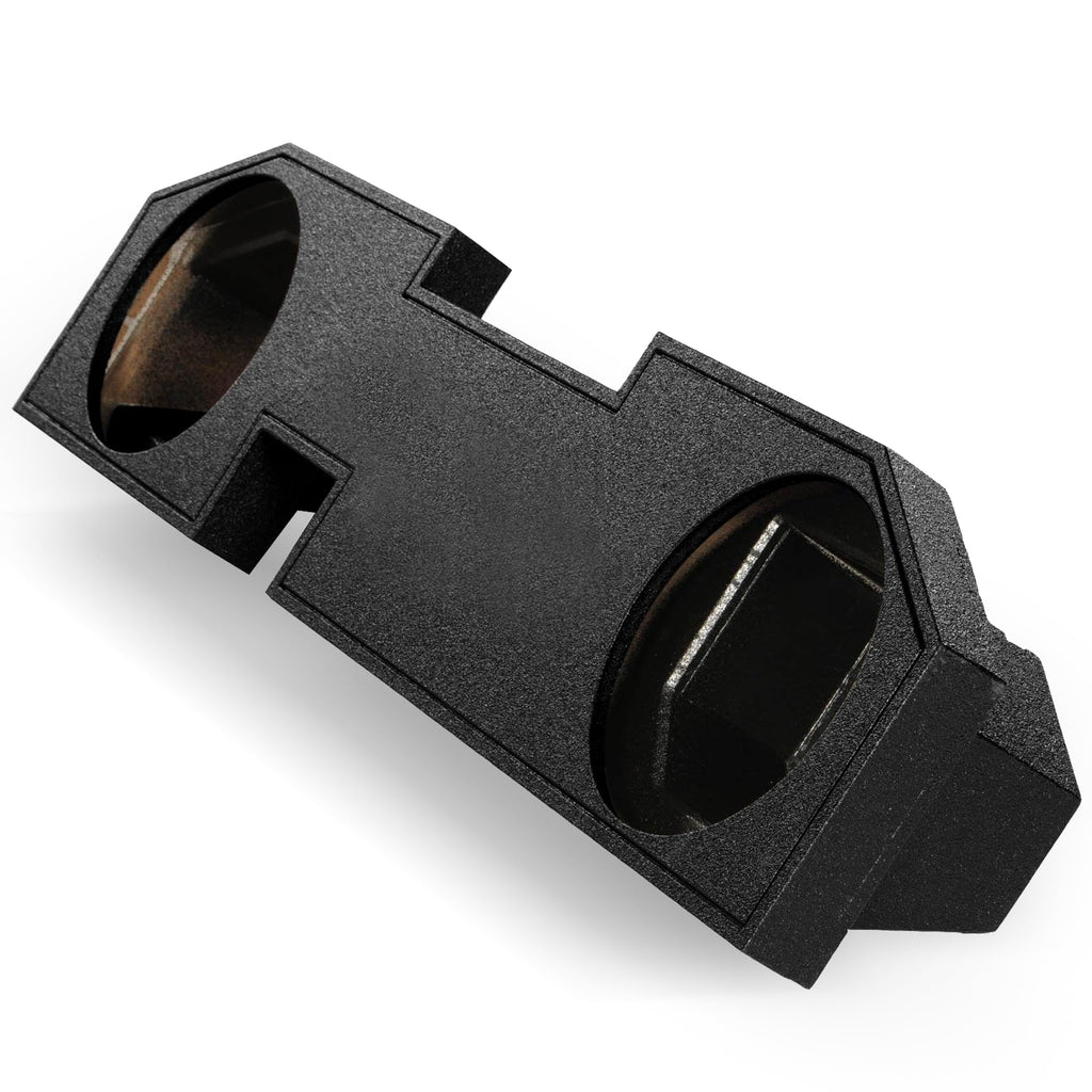 QPower QBDODGE12-2019 Dual 12-Inch Underseat Downfire Subwoofer Box
