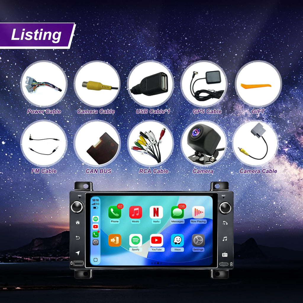 Android Radio for Jeep Liberty Grand Cherokee 2008-2013, Durango 2011-2013