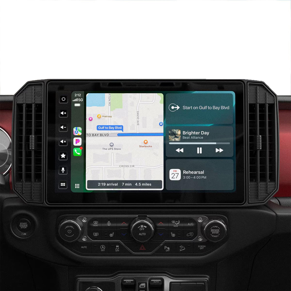 Wrangler JL Gladiator JT Stereo 1080p Full HD Radio,