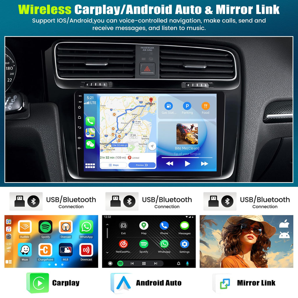 [6+128G] 8-Core Android 15 Car Radio Stereo for Mazda 6 Atenza 2002-2008