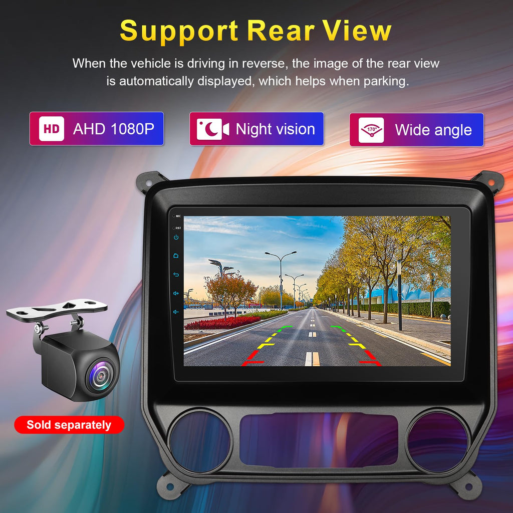 10" Car Radio for 2014-2018 Chevy Silverado & GMC Sierra Non-Bose Version