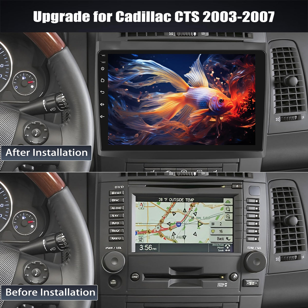 Car Stereo Radio for Cadillac CTS 2003 2004 2005 2006 2007 CarPlay