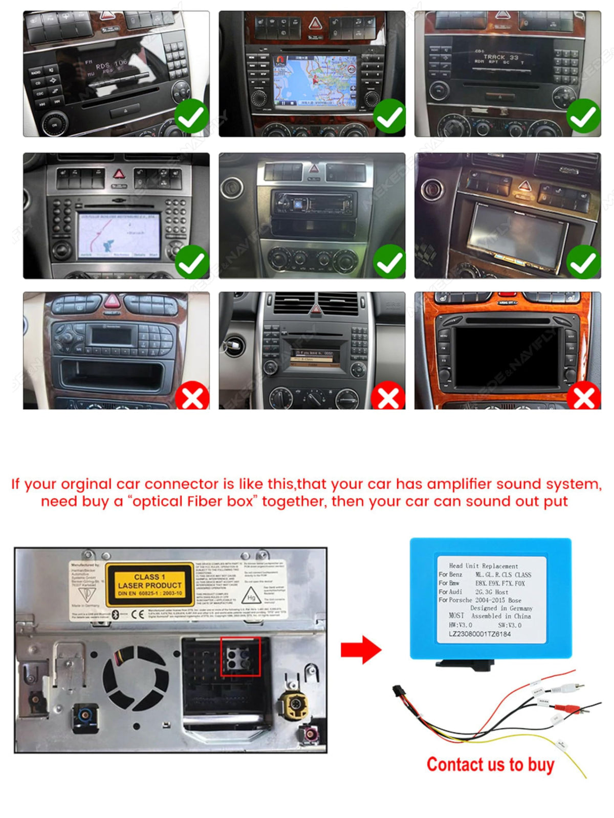2G+64G Android Radio for Mercedes Benz C Class W203 C200 C230 C240 C320 C350 2005-2009 Head Unit,10.26" Touch Screen GPS Navigation/Wireless Carplay/Android Auto/5G WiFi/FM/SWC/AHD Camera
