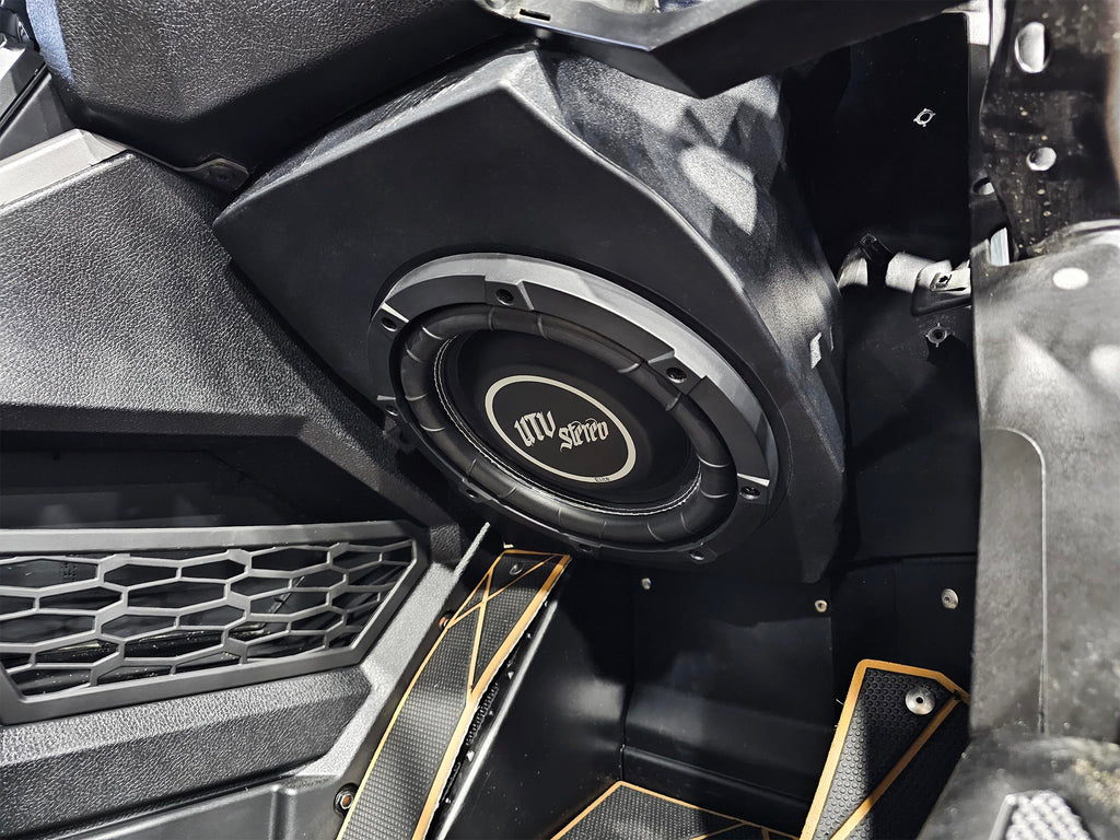 UTV Stereo 10" Vented Dash Subwoofer Enclosure for Polaris RZR Pro Series