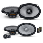 Alpine 6x9 R2 High-Resolution Speaker Bundle - A Pair of R2-S69C 2-Way Component Speakers & a Pair of R2-S69 6x9 Coaxial Speakers