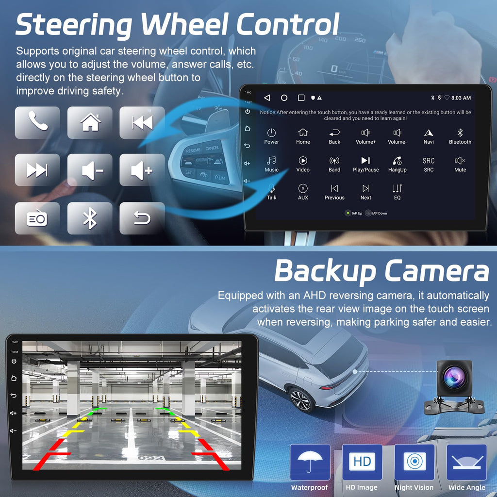 Car Radio for Ford Expedition 2007-2014(Auto A/C) Carplay and Android Auto