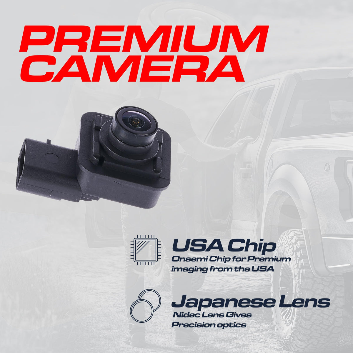 Master Tailgaters Replacement for Ford F150 (2015-2017) Backup Camera OE Part # FL3Z-19G490-D, FL3Z-19G490-B