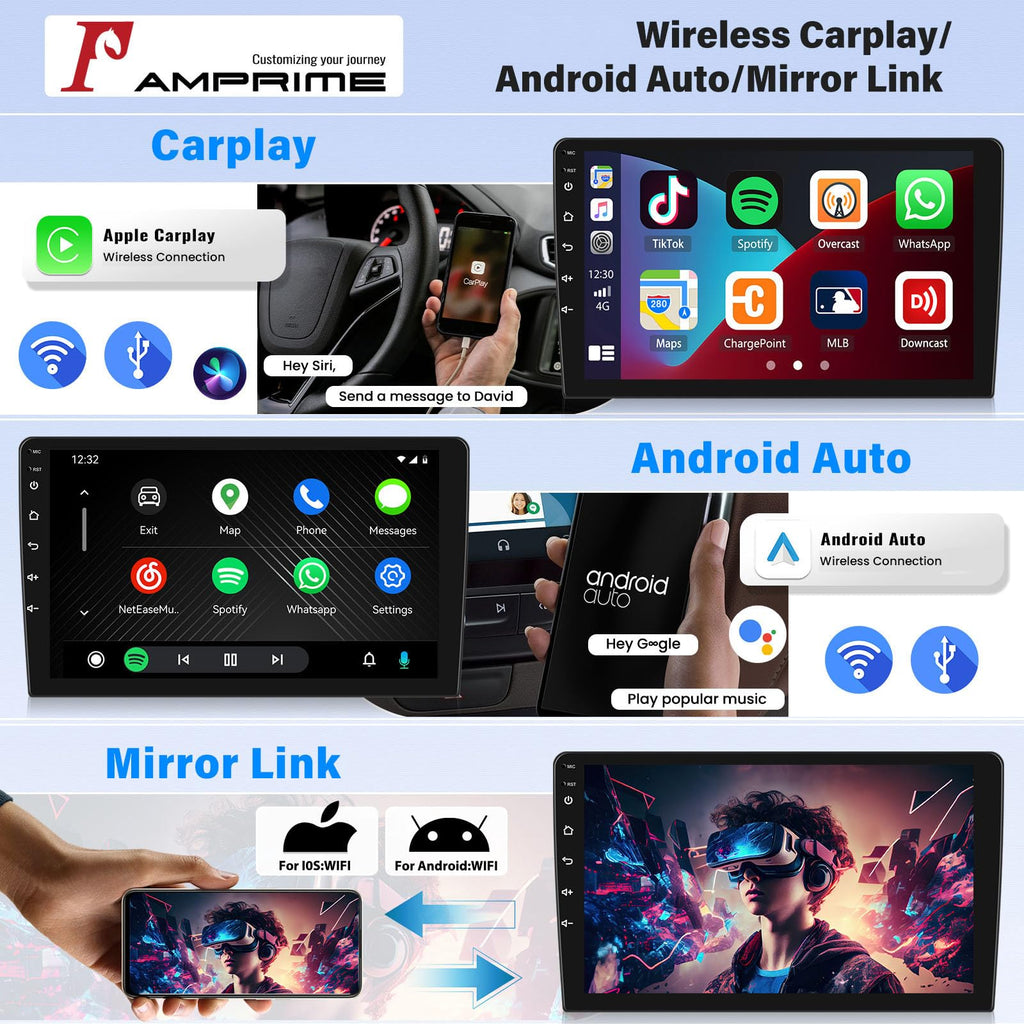 [4+128G] Android 15 Car Radio Stereo for Honda Civic 2006-2011
