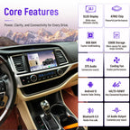 Car Stereo for Toyota Highlander 2015-2019 Upgrade 8GB+128GB Android 12