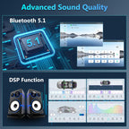 [4+64G] 8-Core Qualcomm Car Stereo for Hyundai Santa Fe 2006-2012