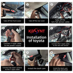 4K & Rear 1080P Dash Cam for Toyota Sienna 2021-2026,Integrated OEM Look