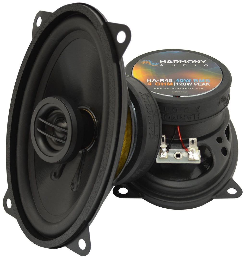 Speaker Amp Bundle Fits GMC Sierra 1988-1994 HA-R46 Pair - Harmony Audio