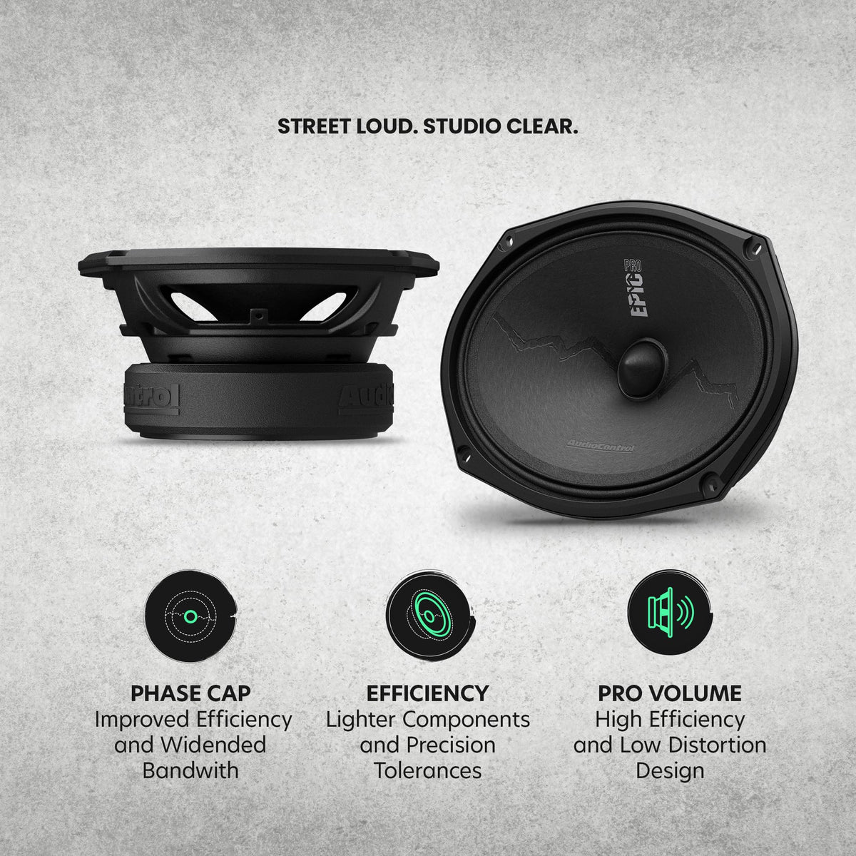 AudioControl EPICPRO69X 6x9 300W Component Car Audio Speakers (Pair)