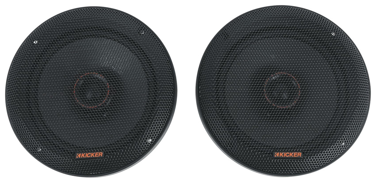 Audiosavings Bundle: (1) Pair Kicker 51KSC6504 6.5" 100 Watt RMS Car Audio Speakers KSC6504 KSC650 Bundle with (1) Pair Kicker 51KSS6504 6.5" Car Audio Component Speakers (Items 4)