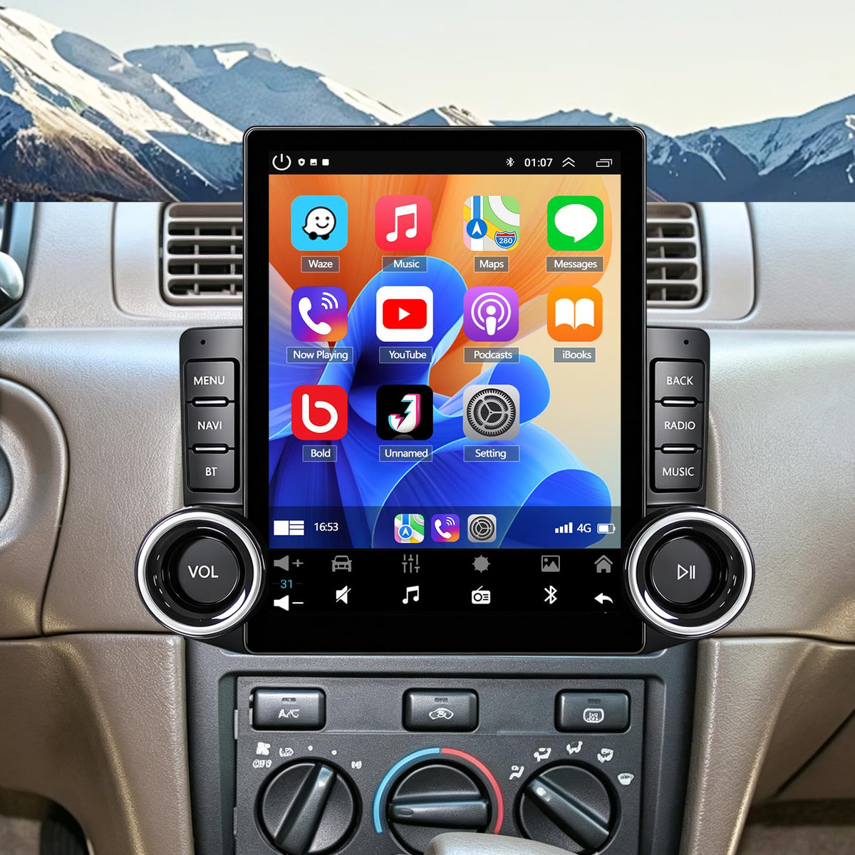 2+32G Android 15 Car Radio Stereo for Toyota Camry 1997 1998 1999 2000 2001