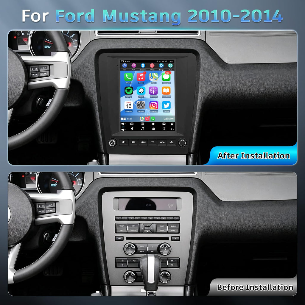 4+64G 9.7" Android Car Stereo for Ford Mustang 2010-2014