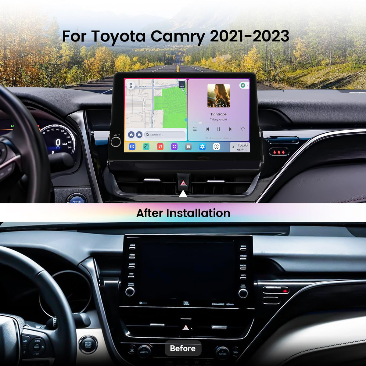Car Stereo for Toyota Camry 2021 2022 2023