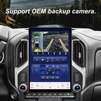 2K QLED Radio for Chevrolet Chevy Silverado GMC Sierra 2019-2023,Stereo Replacement,QLED Touch Screen,8core CPU,Carplay and Android Auto,4GB RAM 64GB ROM,8Core CPU