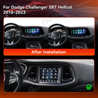 12.3Inch 8+256GB Android 13 Car Radio for Dodge Challenger SRT Hellcat 2010-2023 Head Unit Wirless Carplay GPS Navigation Screen Upgrade Multimedia Player Android Auto