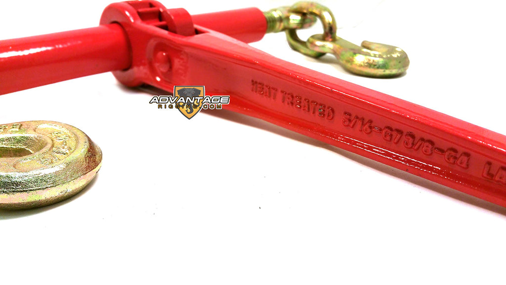 5/16" Transport Hauling Load Package - (2) Ratchet Binders - (2) 20' Foot Chains