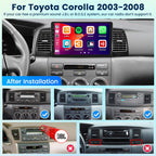 [8Core 6+128GB] Android Car Radio for Toyota Corolla EX 2005-2012 with GPS