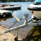 4 Pack 1/4" - 5/16" Ratchet Chain Binders with Grab Hooks