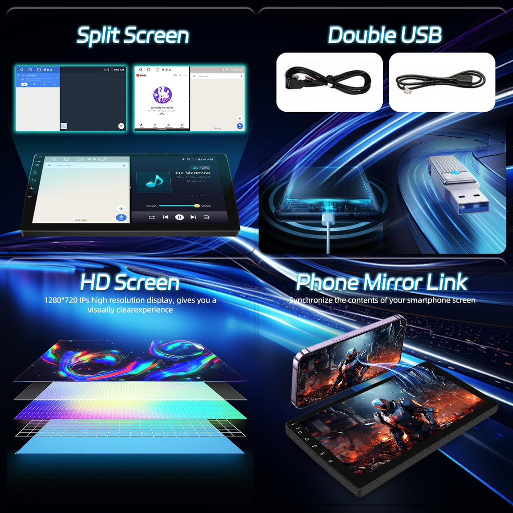 64G 10.1'' Android Radio for Jeep Grand Cherokee 2014-2020 for Small Screen