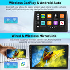 10 inch Touch Screen Radio for GMC Acadia 2009 2010 2011 GPS Head Unit,Double Din Car Stereo for GMC Acadia Installation Kit with CarPlay/Android Auto,Bluetooth WiFi SWC+ Backup Camera,4G+64G