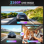 4K Dash Cam Front and Rear for Toyota RAV4 2022-2025 (Model B)