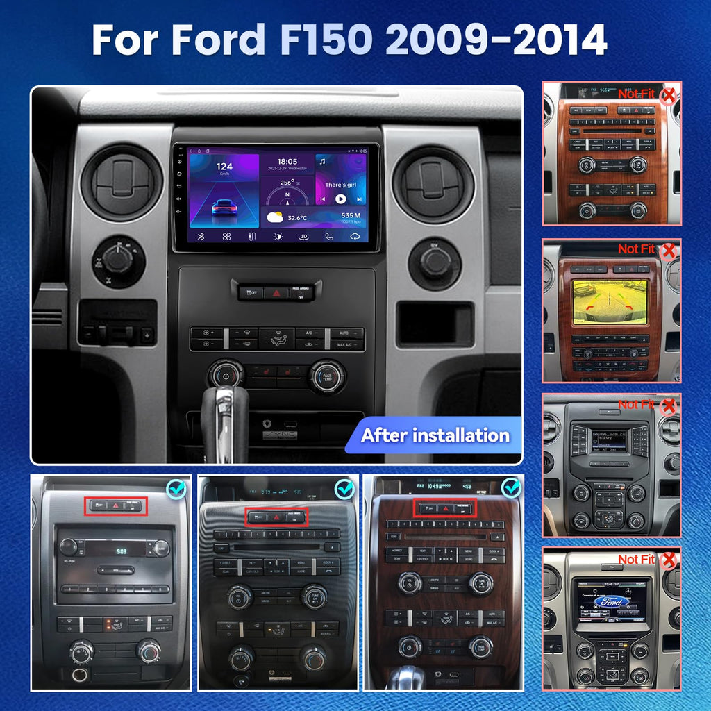 [8 Core 4+32G] Radio for Ford F150 2009-2014 Stereo Upgrade