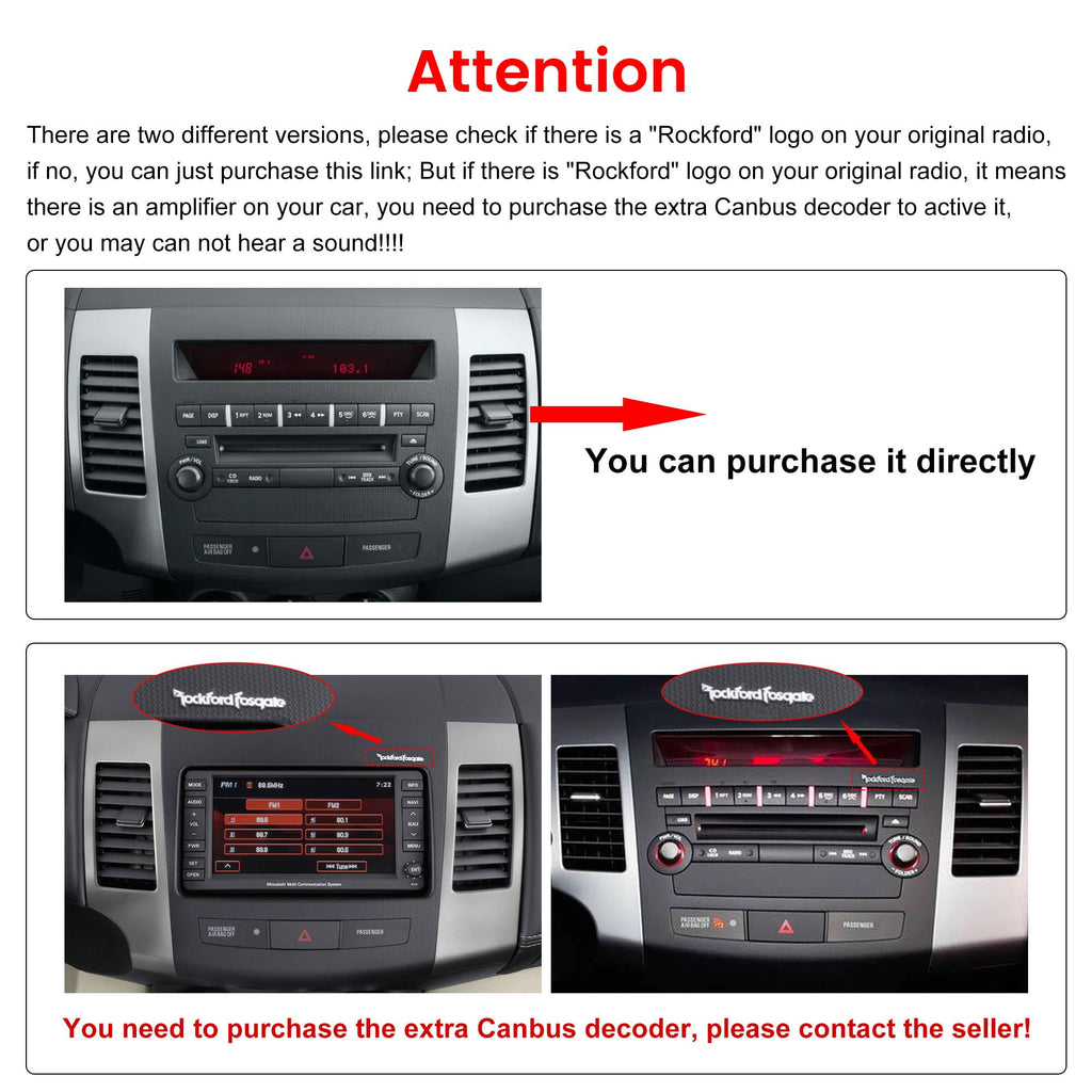 Tesla Style Car CarPlay Android Auto Navigation Stereo GPS Radio 9.7" IPS Touchscreen Headunit Tablet Media Player for Mitsubishi Outlander 2005-2012, if Applicable Octa Core 4G+64G Basic