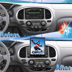 9.7" Double Din Car Stereo Radio for Toyota Tundra 2000-2006,Android 15 Double Din Touchscreen w/Wireless Carplay Android Auto GPS WiFi Bluetooth DSP SWC Mirrorlink Mic Backup Camera