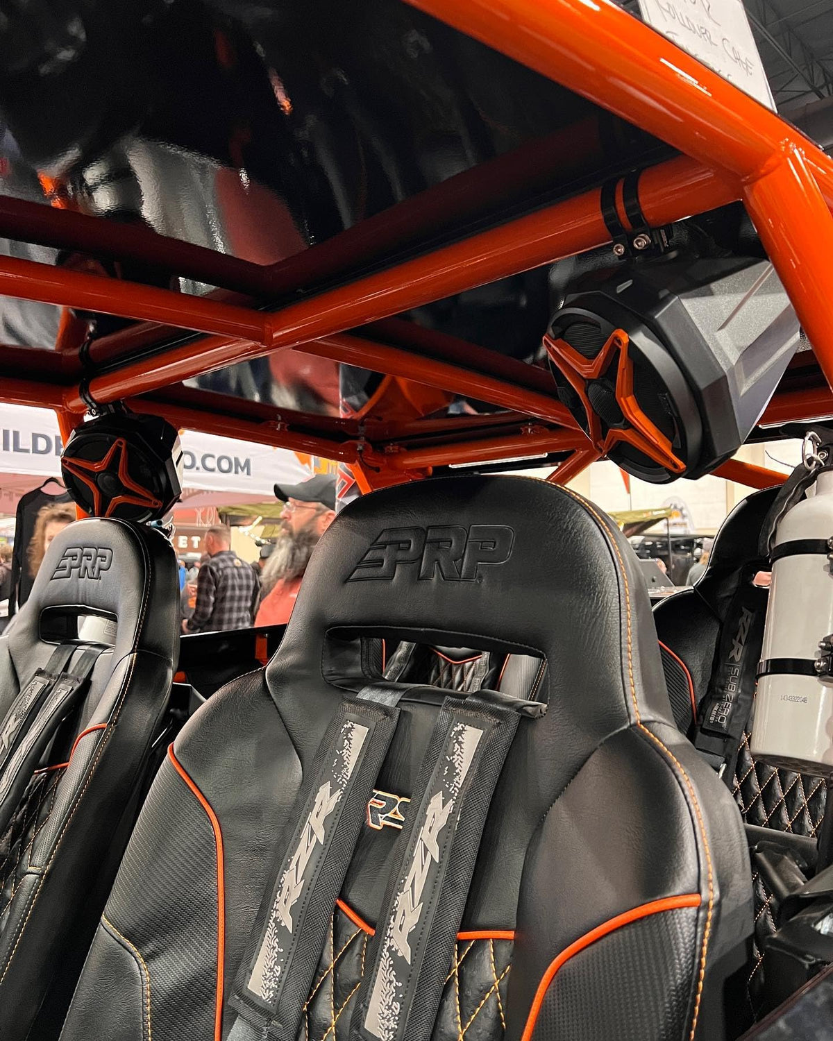 SSV Works 180-US2-C65 Universal 6.5in. Cage-Mount Speaker Pods for ATVs/UTVS and Other Off Road Vehicles (US2-C65A SSV Works Loaded w/ 2.00" Clamps)