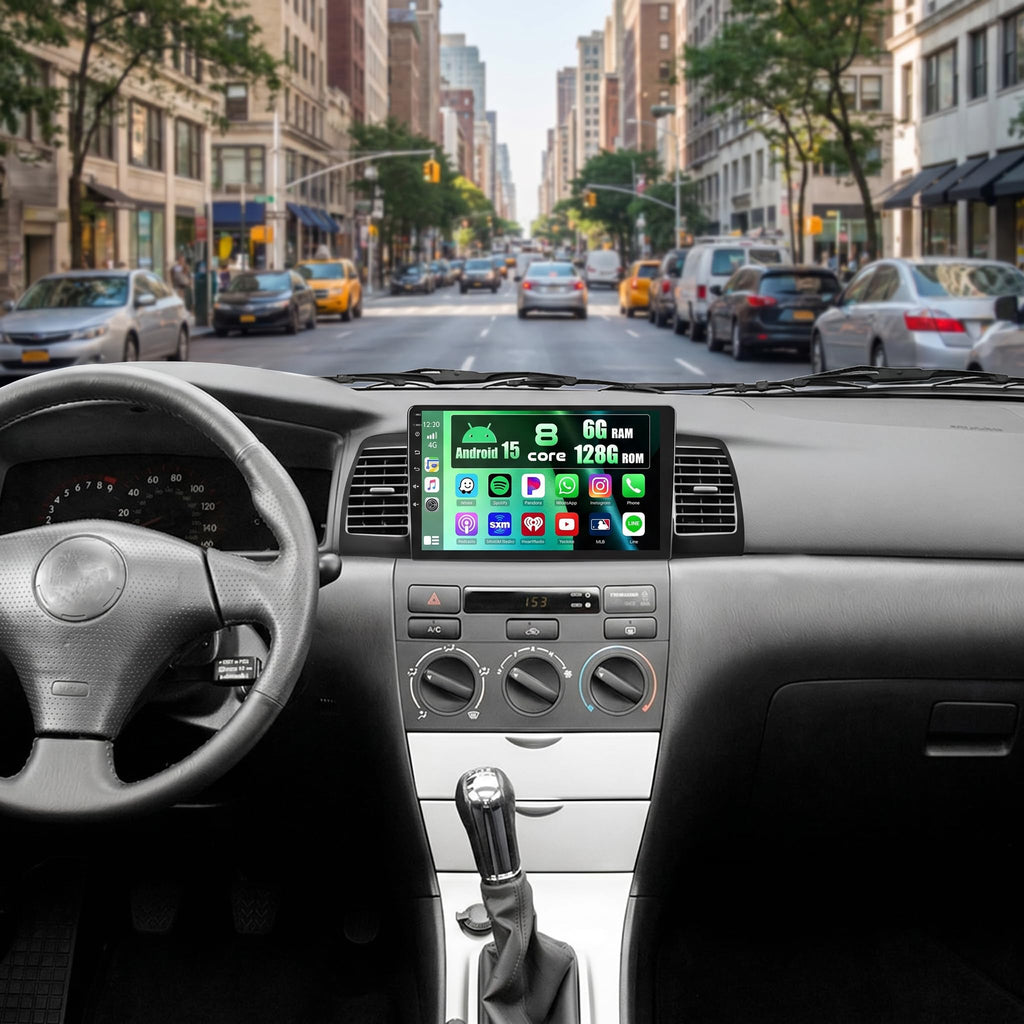 [8Core 6+128GB] Android Car Radio for Toyota Corolla EX 2005-2012 with GPS