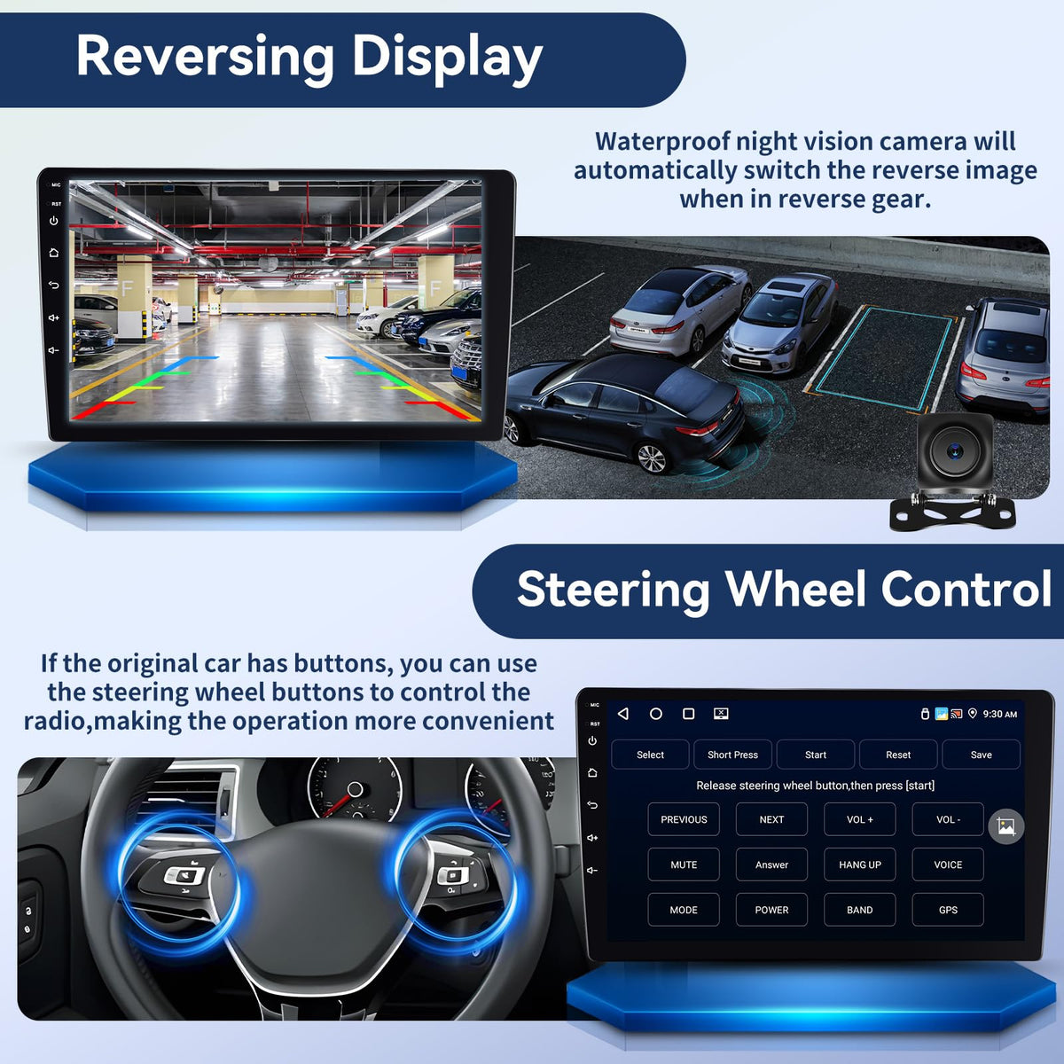 [4+128G] Car Radio Stereo for Hyundai Tucson IX35 2010-2015(High-End)