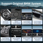 12.3 inch Touch Screen for BMW X5 X6 CIC E70 E71 (2011-2013) Wireless CarPlay Android Auto Upgrade Factory Car Radio Retain Original Amplifier Stereo Sound System
