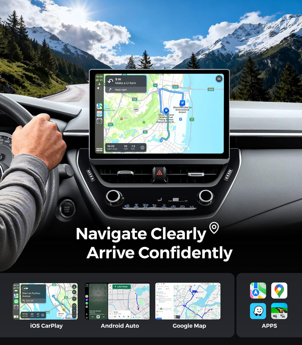 11.5'' Car Radio for Toyota Corolla 2020-2022 Wireless CarPlay Android Auto