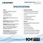 BLAUPUNKT Bremen SQR 46 DAB Retro Car Stereo 80s Classic Bluetooth USB SD AUX - Black