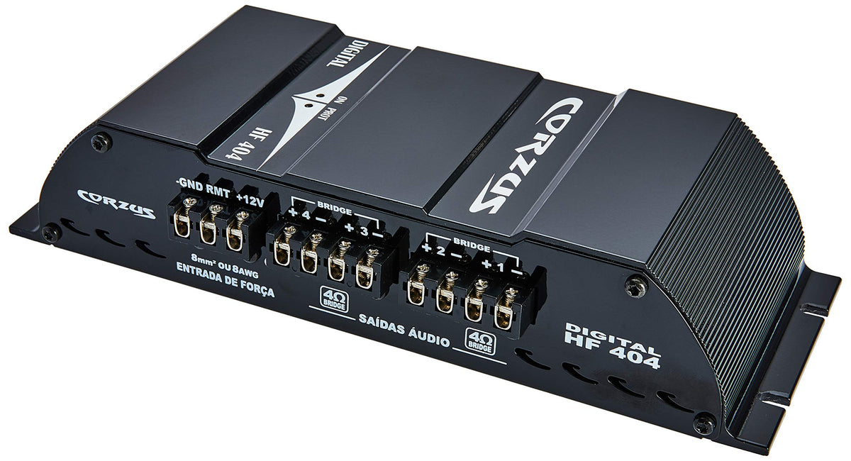 CORZUS Digital HF404 400Watts RMS 4 Channel 2 OHM Amp