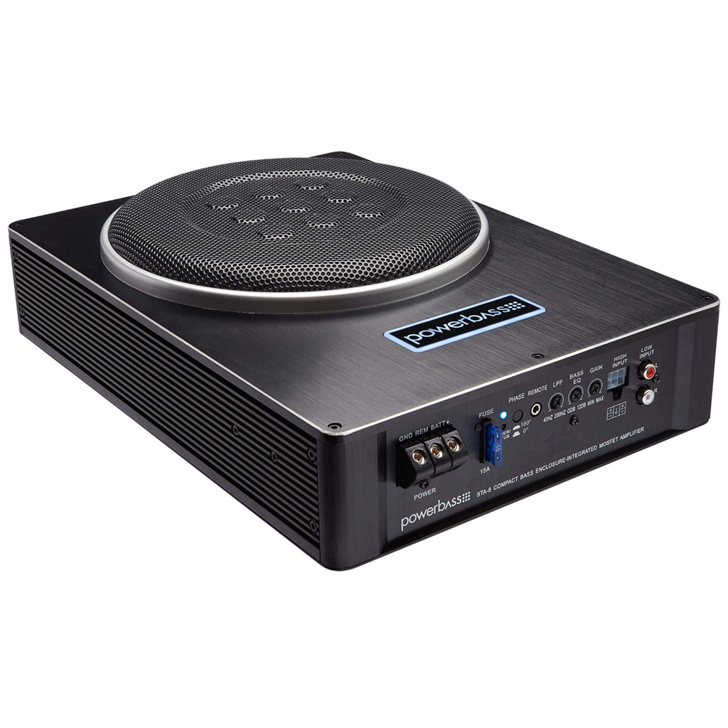 PowerBass STA-8-8" Underseat Powered Enclosure