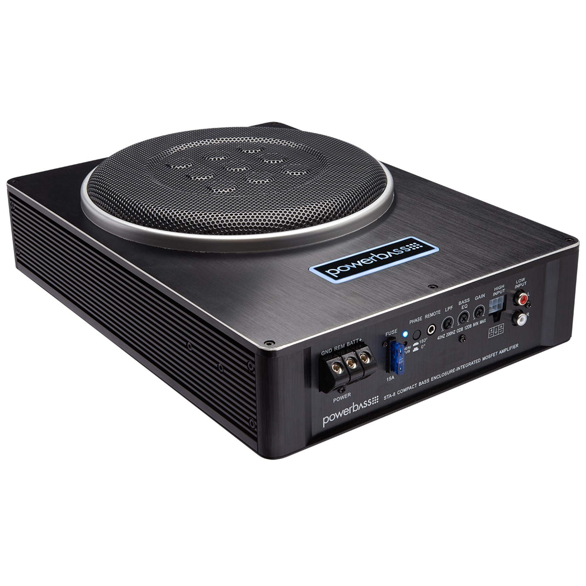 PowerBass STA-8-8" Underseat Powered Enclosure