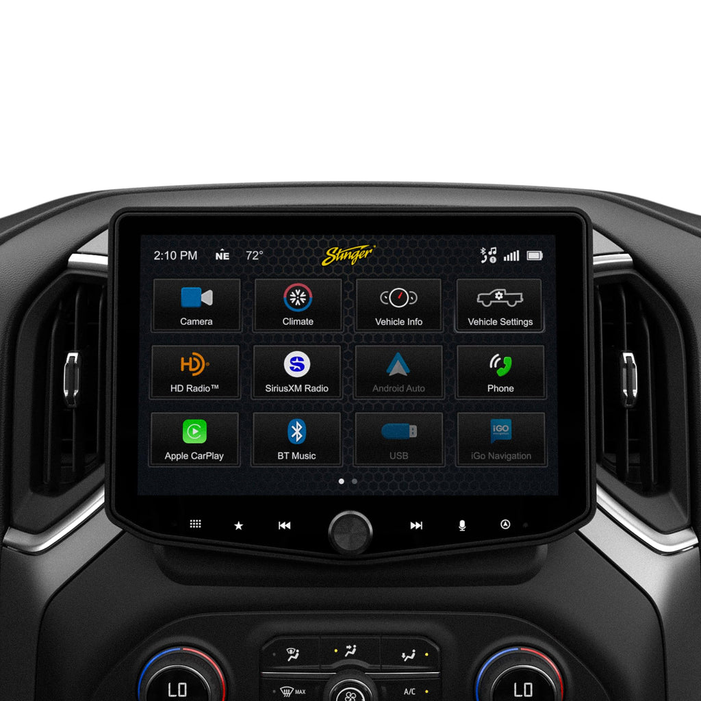 Stinger HORIZON10 10.1" Silverado/Sierra Car Stereo, Wireless Apple CarPlay