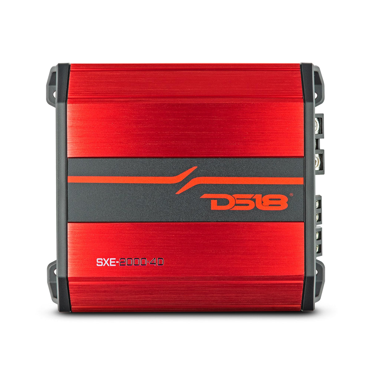 DS18 SXE-2000.4D/RD 4-Channel Car Amplifier Class D Full Range 4X 150 Watts RMS @ 4-ohm - Powerful and Compact Amp for Speakers in Car Audio System - Bridgeable Amp 4 Channels 2000 Watts Max Power