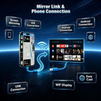 13''2K Android Radio for 【Dodge Ram 1500 2500 3500 2013-2019 Auto AC】 Android 13 Car Stereo with Wireless CarPlay & Android Auto - 1920 * 1200P Touchscreen GPS Navi Head Unit with Bluetooth, 2+64G