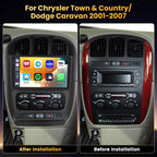 4+128GB Android Car Radio for Dodge Caravan Chrysler Town&Country 2001-2007