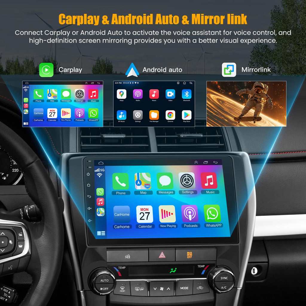 8 Core 6GB+128GB Car Radio for Toyota Camry 2015 2016 2017